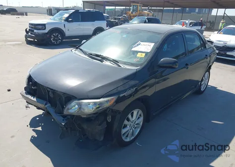 2010 Toyota Corolla S из США, поврежденный, VIN 2T1BU4EE3AC405799